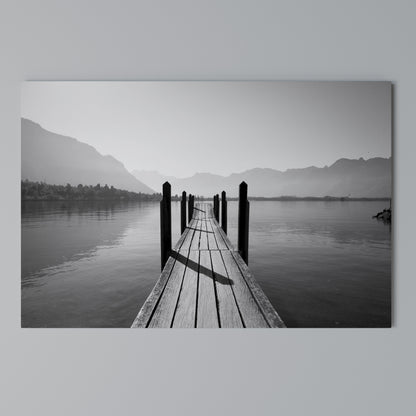 WALK INTO THE DEEP Horizontal Canvas Print