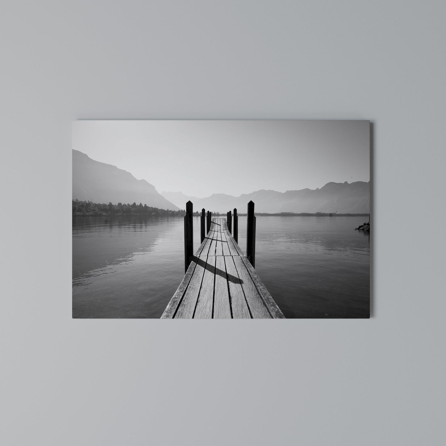 WALK INTO THE DEEP Horizontal Canvas Print