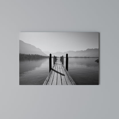 WALK INTO THE DEEP Horizontal Canvas Print