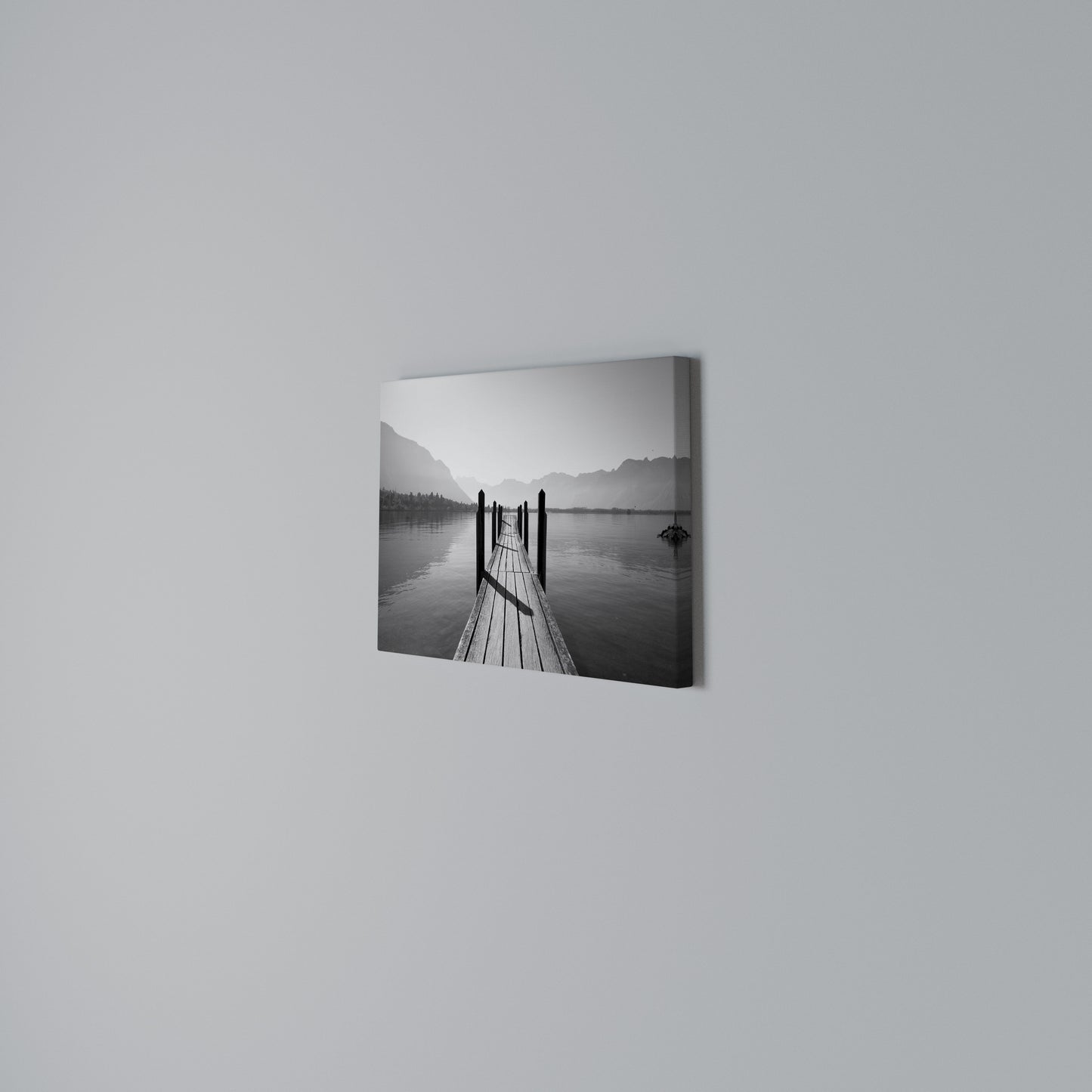 WALK INTO THE DEEP Horizontal Canvas Print