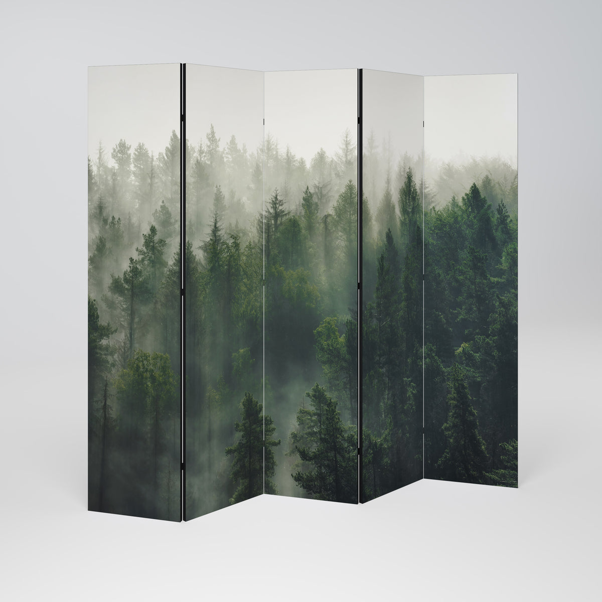 MISTY FOREST 5dílný paraván
