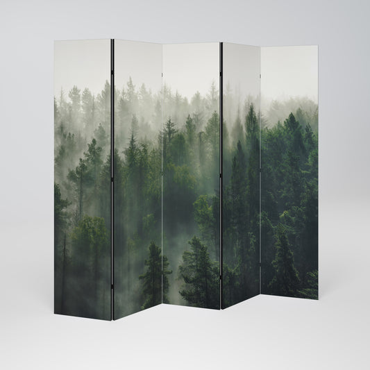 MISTY FOREST 5dílný paraván