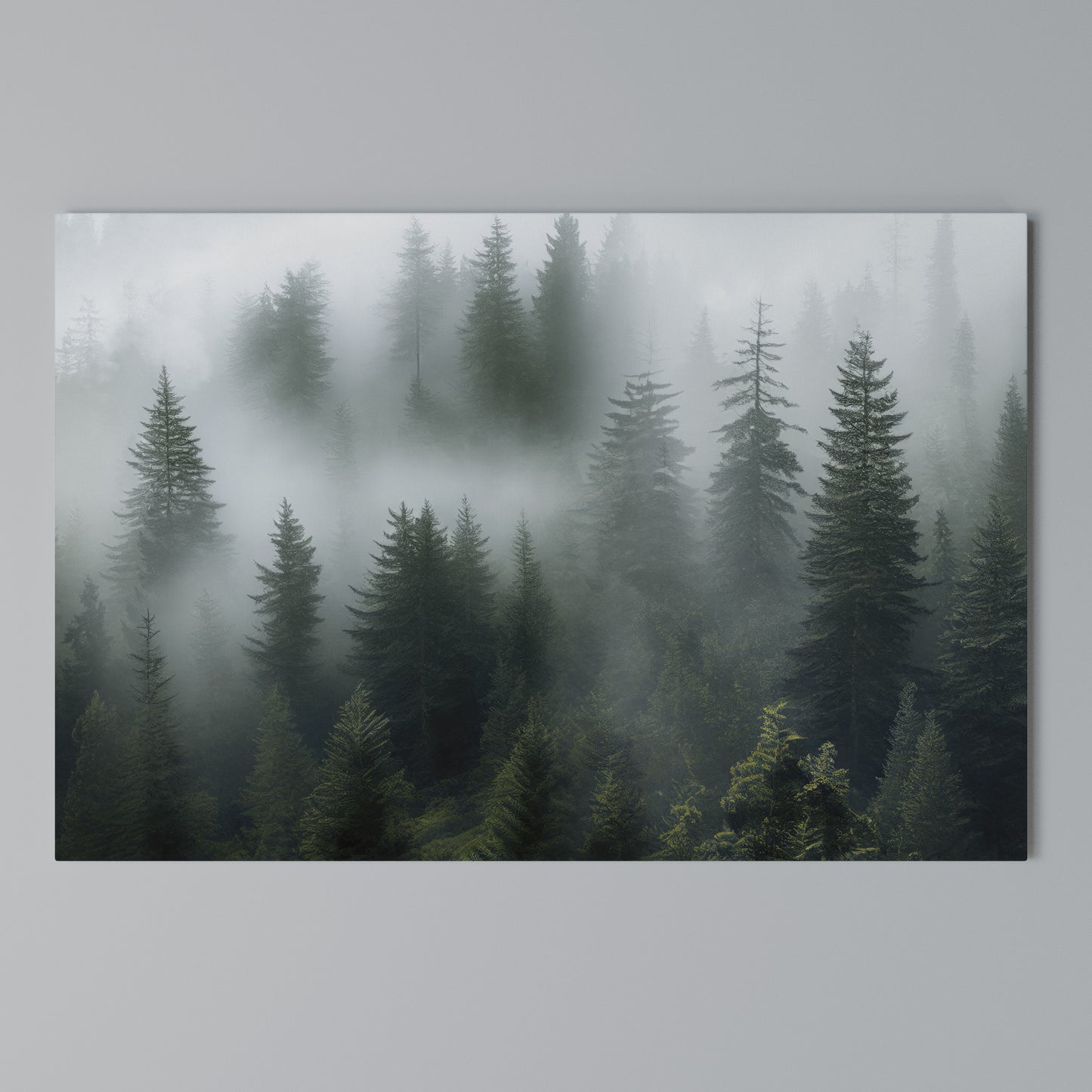 FOGGY CREST Horizontal Canvas Print