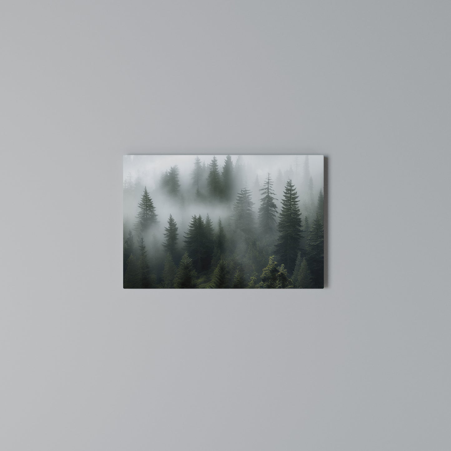 FOGGY CREST Horizontal Canvas Print