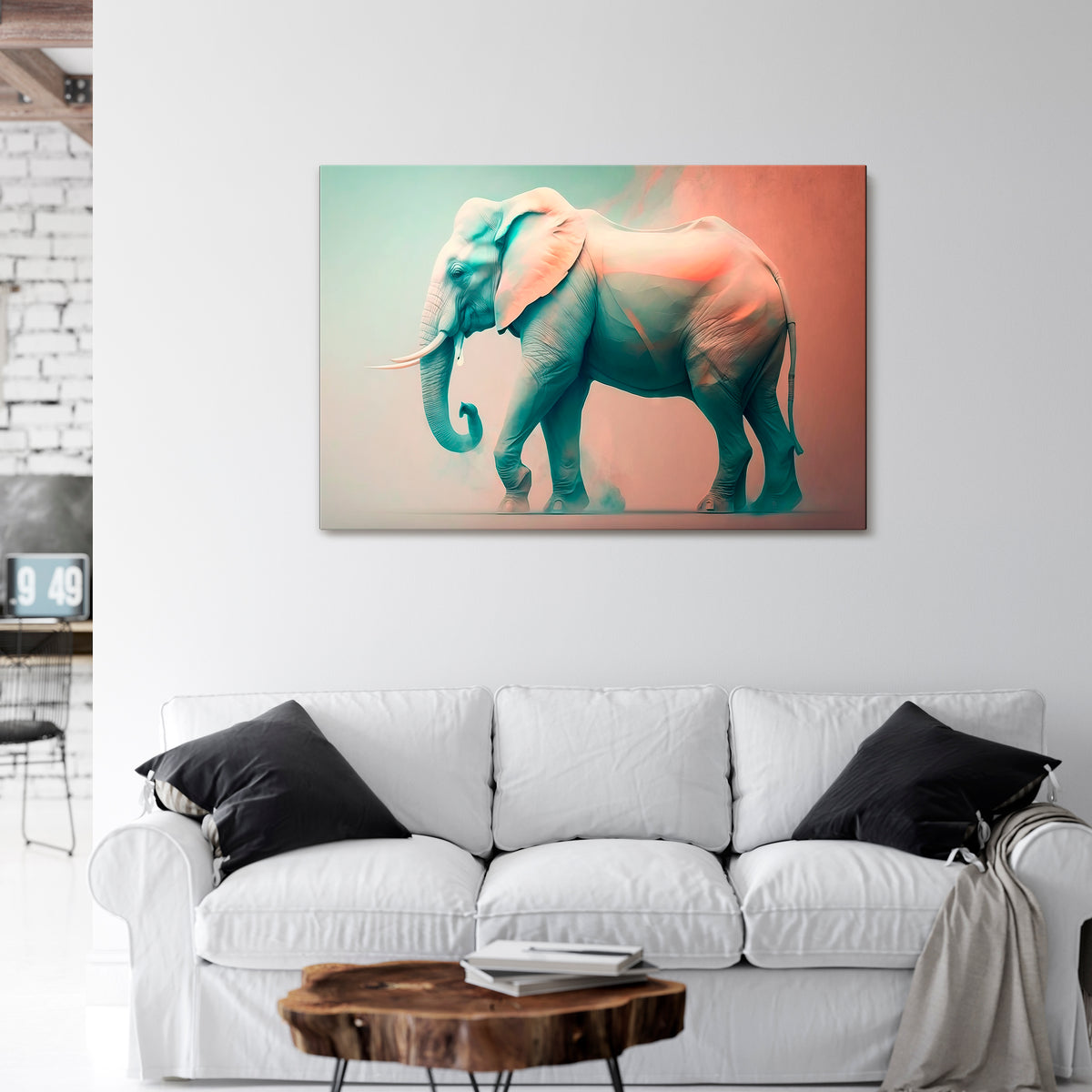 HOLO GIANT Horizontal Canvas Print