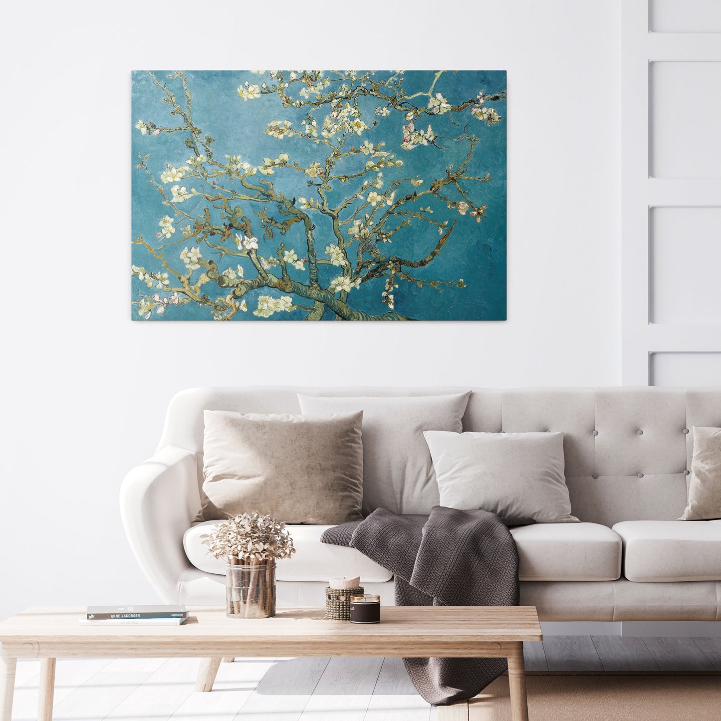 ALMOND BLOSSOM Horizontal Canvas Print