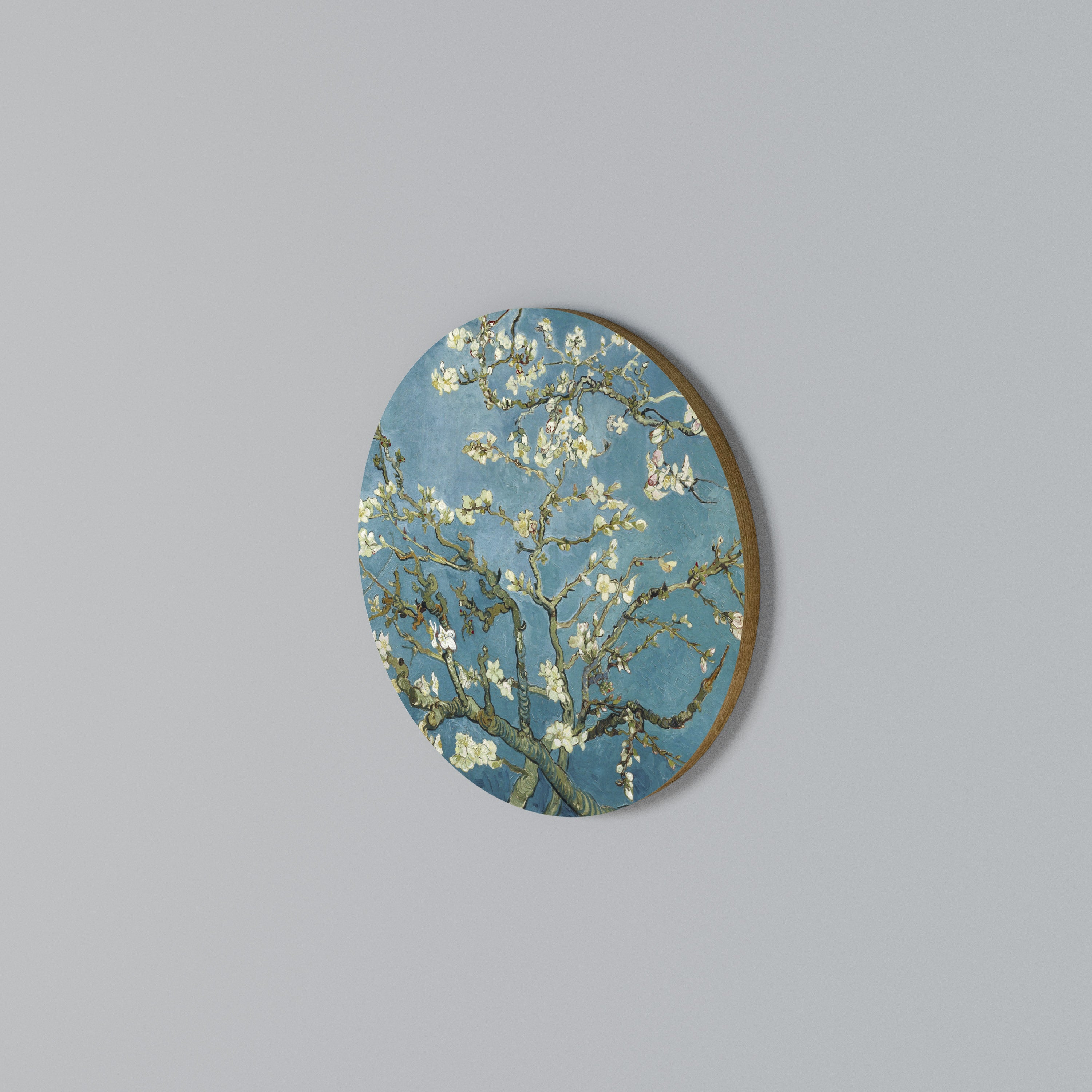 ALMOND BLOSSOM Round Wall Art