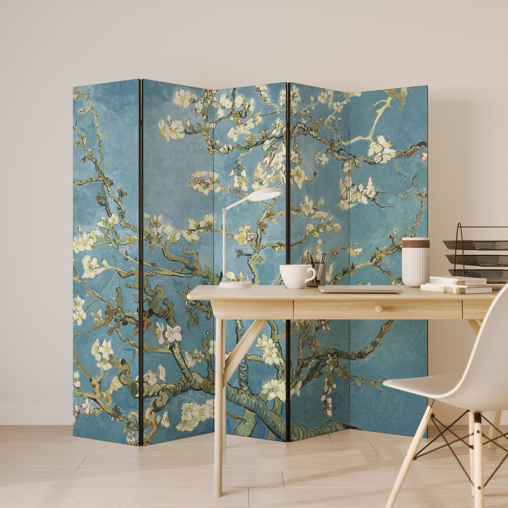 ALMOND BLOSSOM 5-Panel Room Divider