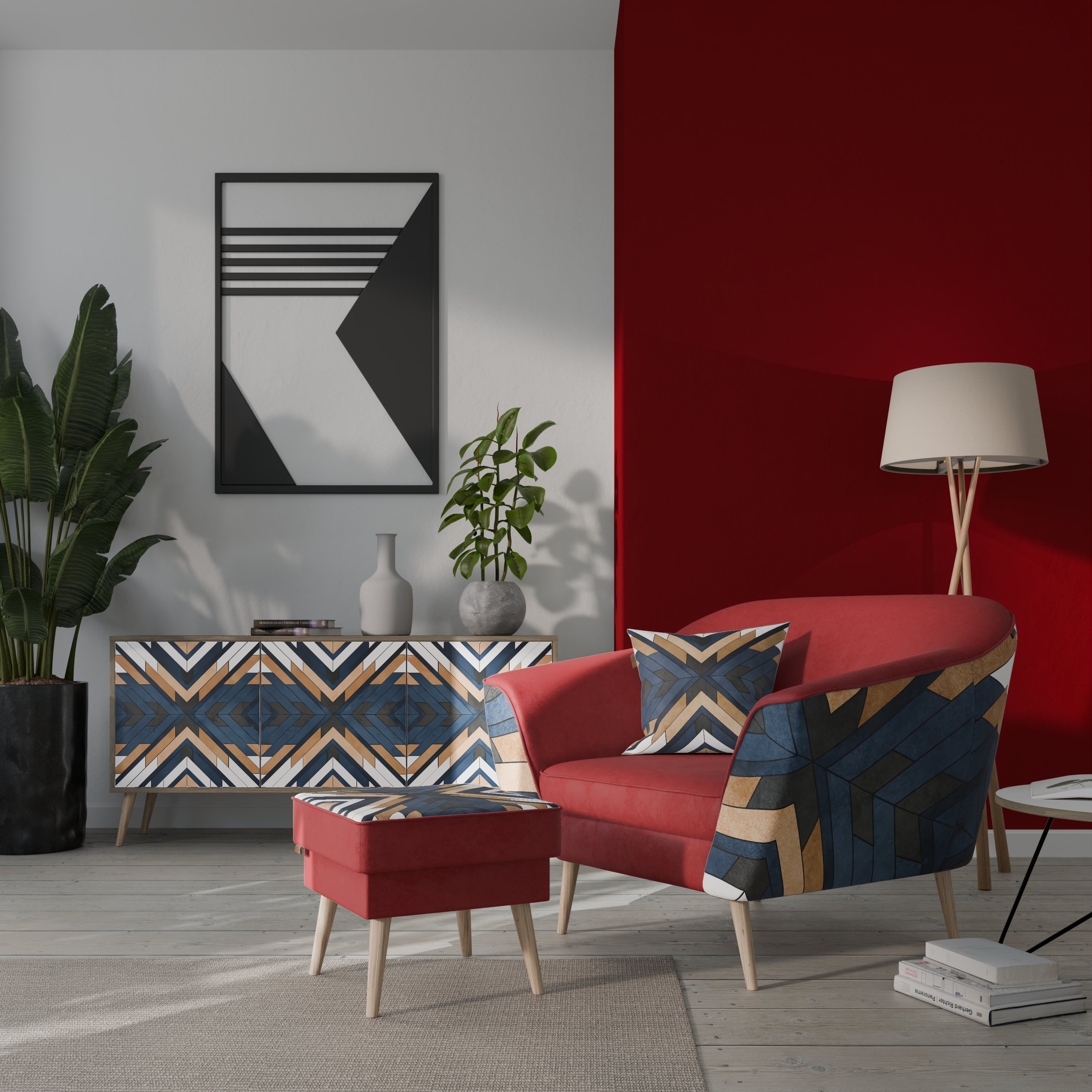 ARTFUL GEOMETRY AURORA Armchair