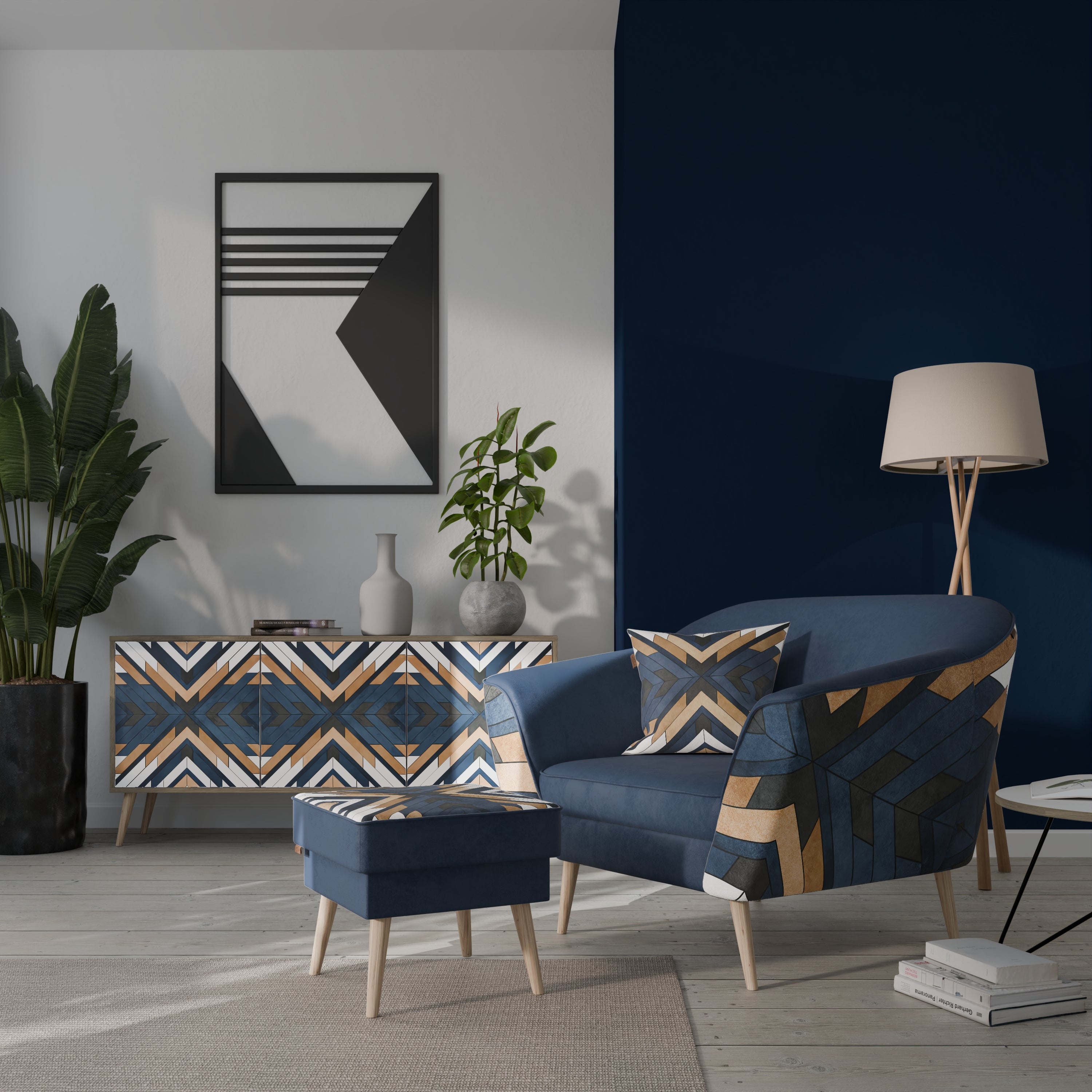 ARTFUL GEOMETRY AURORA Armchair