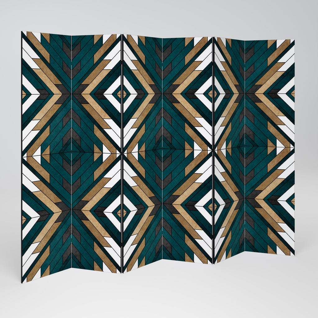 ARTISTIC GEOMETRY 6dílný paraván
