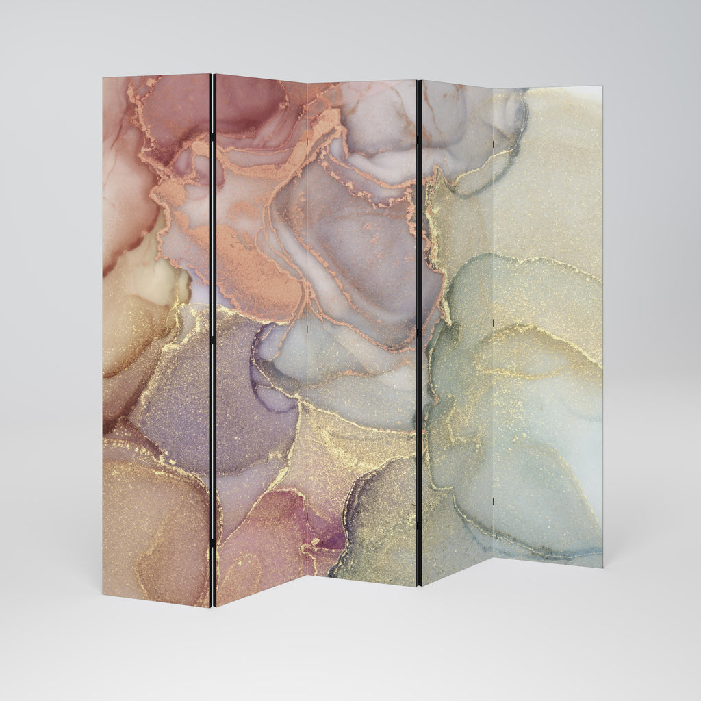 GOLDEN DREAMSCAPE RHYTHM 5-Panel Room Divider