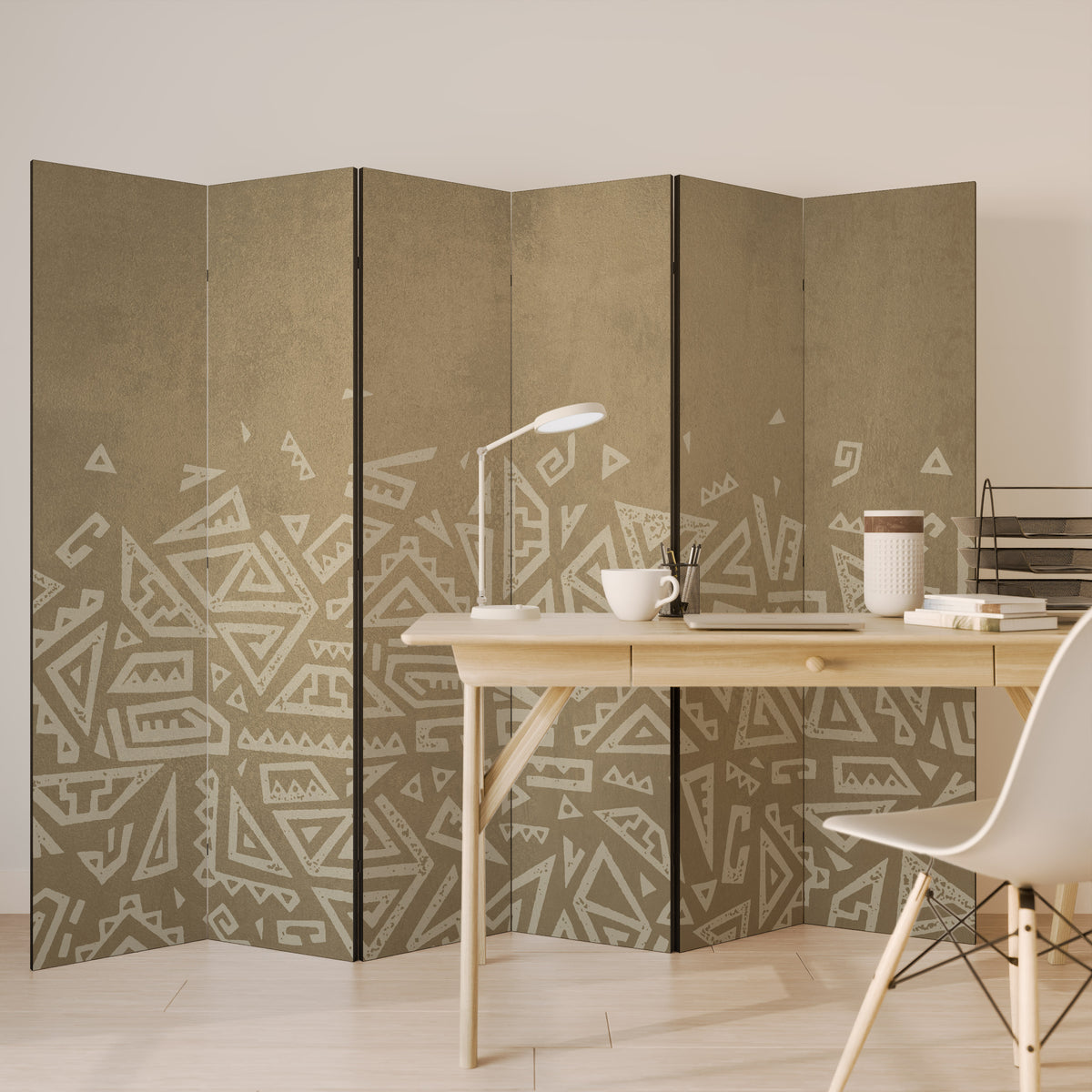 CULTURAL LAYERING 6dílný paraván