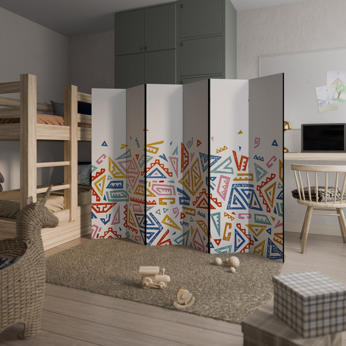 ANGULAR FEELING 6dílný paraván