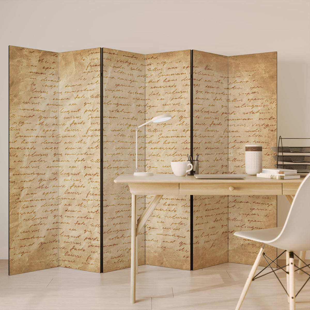 PAGES OF MEMORY 6dílný paraván