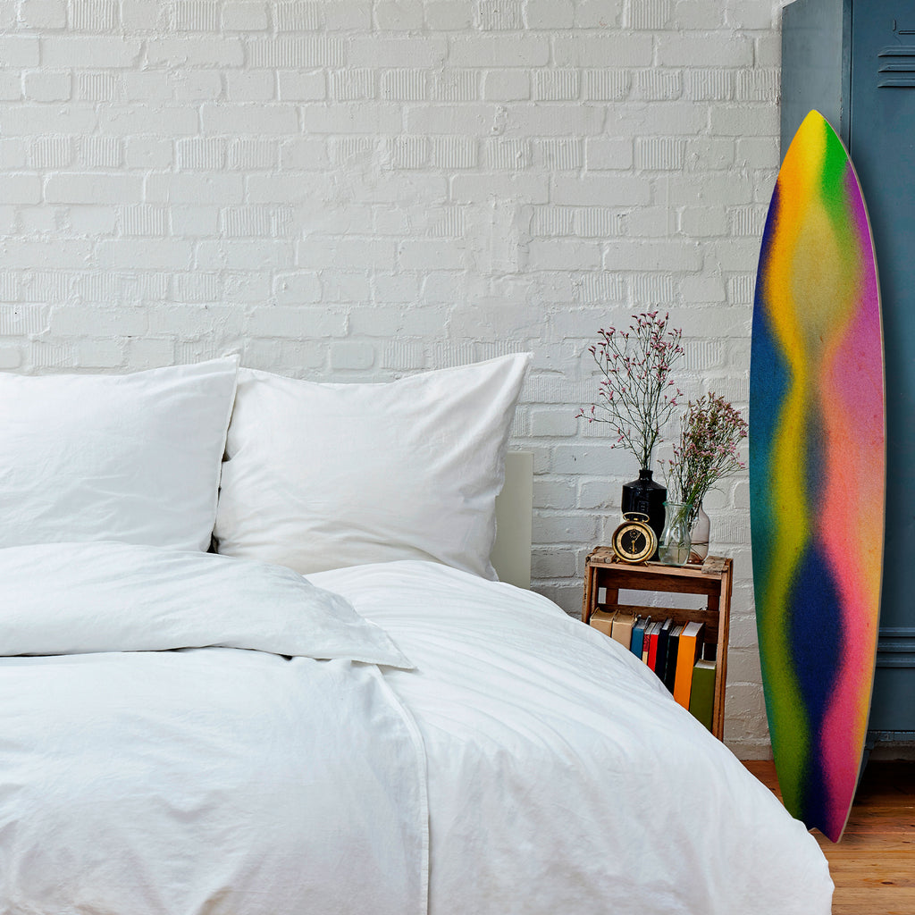 AURORA DAZE Dekorativní panel ve tvaru surfu