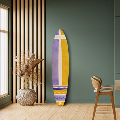TROPICAL DREAM SHAPE Dekorativní panel ve tvaru surfu