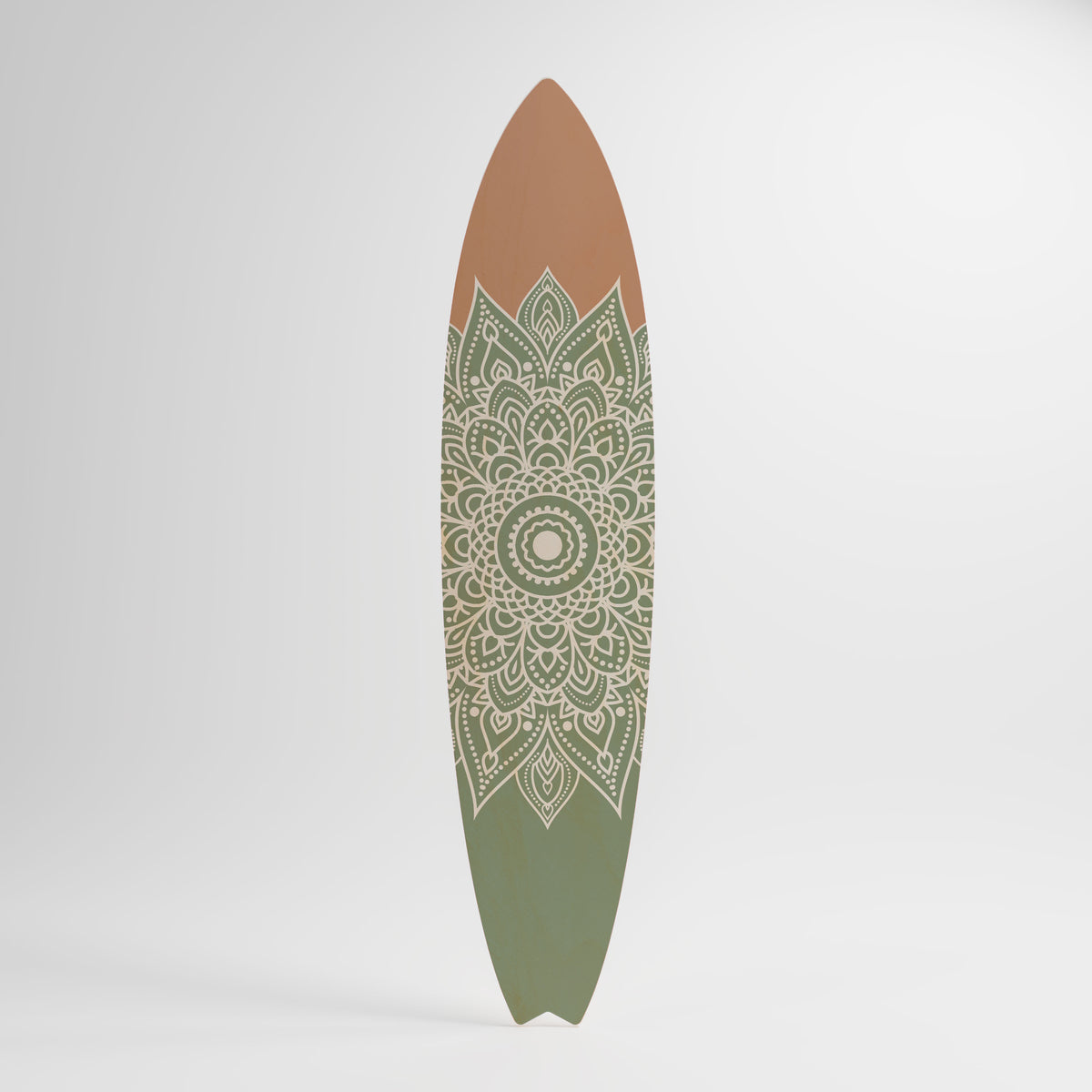 MANDALA WAVE DANCE Dekorativní panel ve tvaru surfu