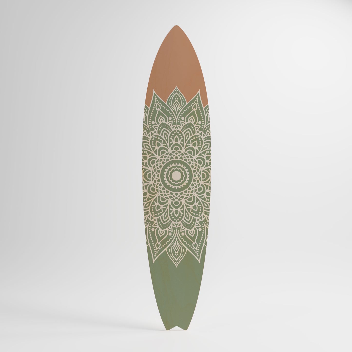 MANDALA WAVE DANCE Dekorativní panel ve tvaru surfu
