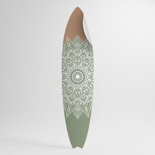 MANDALA WAVE DANCE Samolepka ve tvaru surfu
