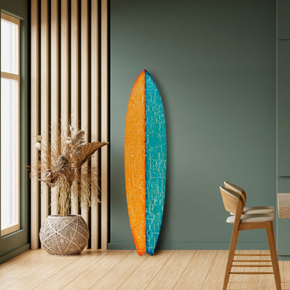 RUSTIC SHORE Dekorativní panel ve tvaru surfu