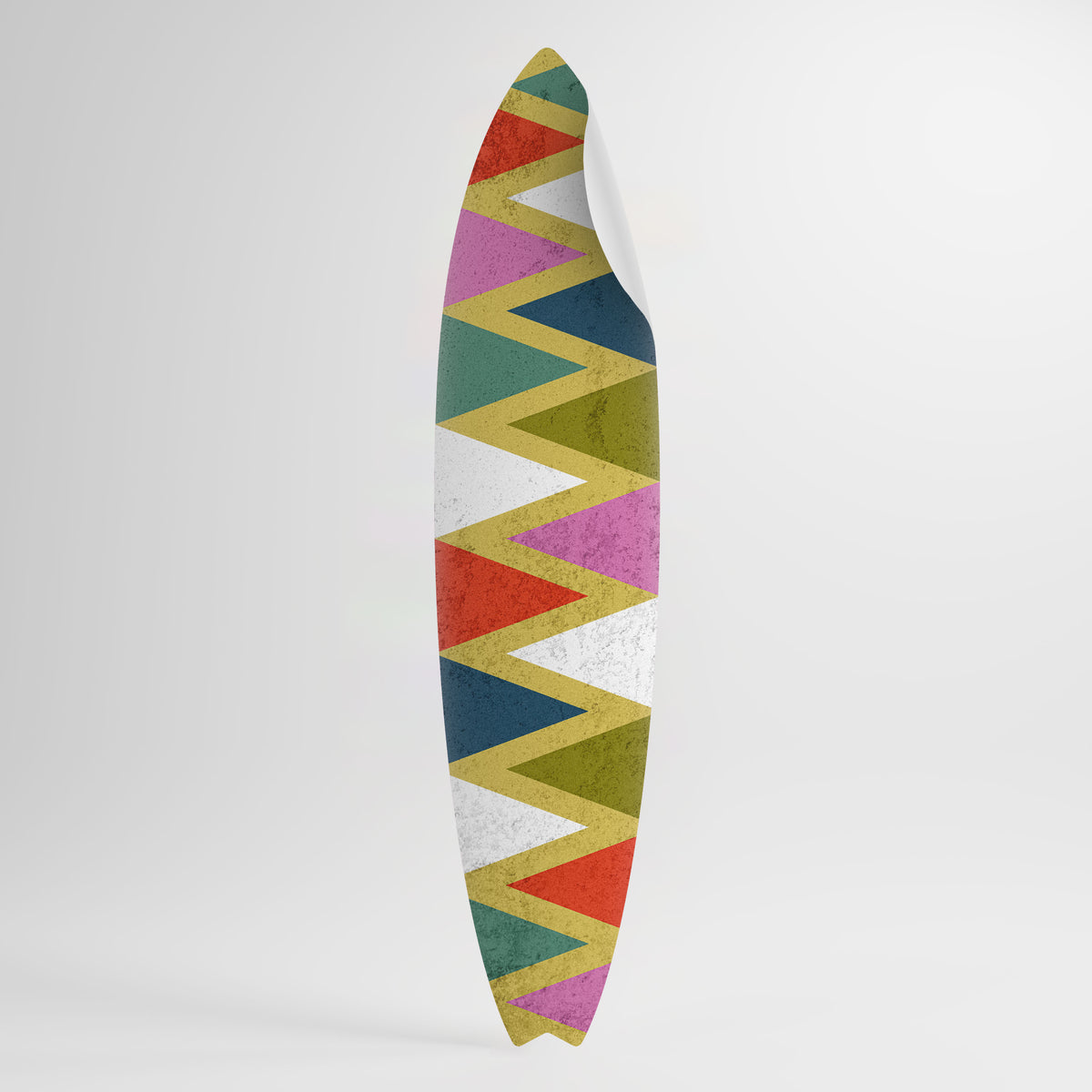 COLORFUL TRIANGLES Samolepka ve tvaru surfu