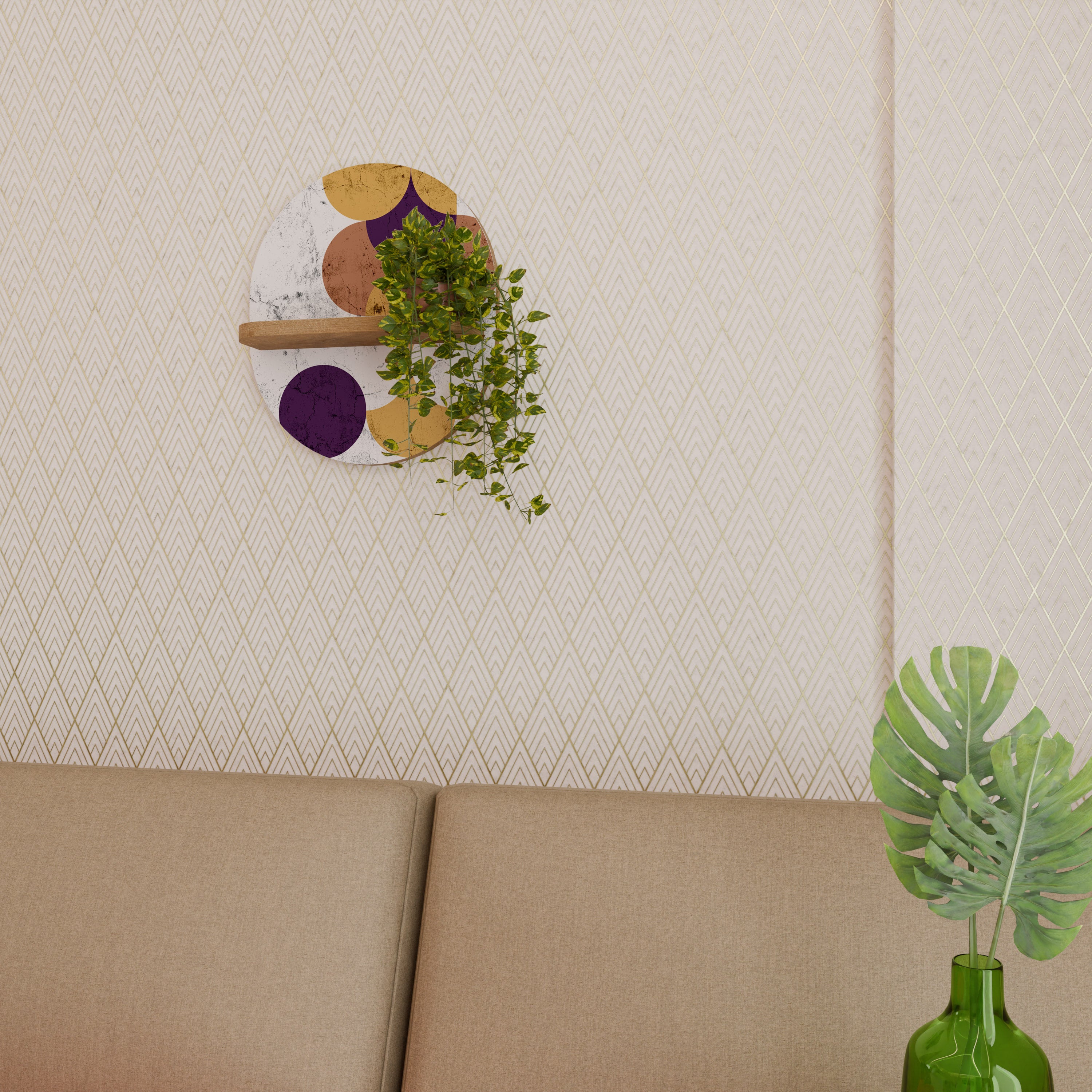 CRACKED GEOMETRY Designová police