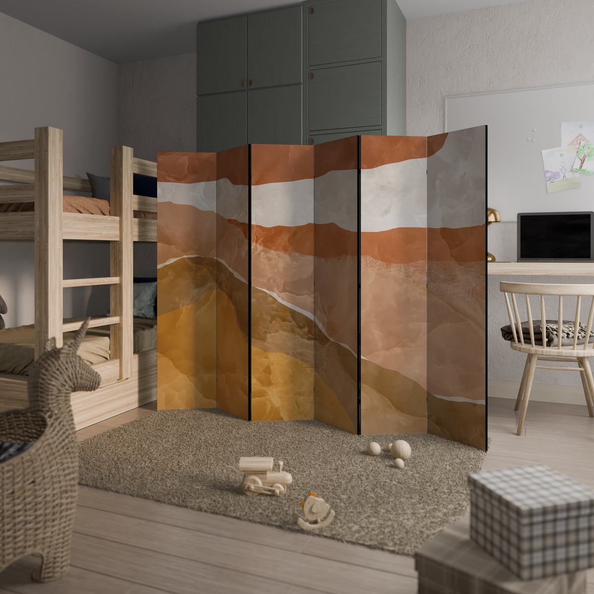 SANDHILLS SPLENDOUR 6dílný paraván