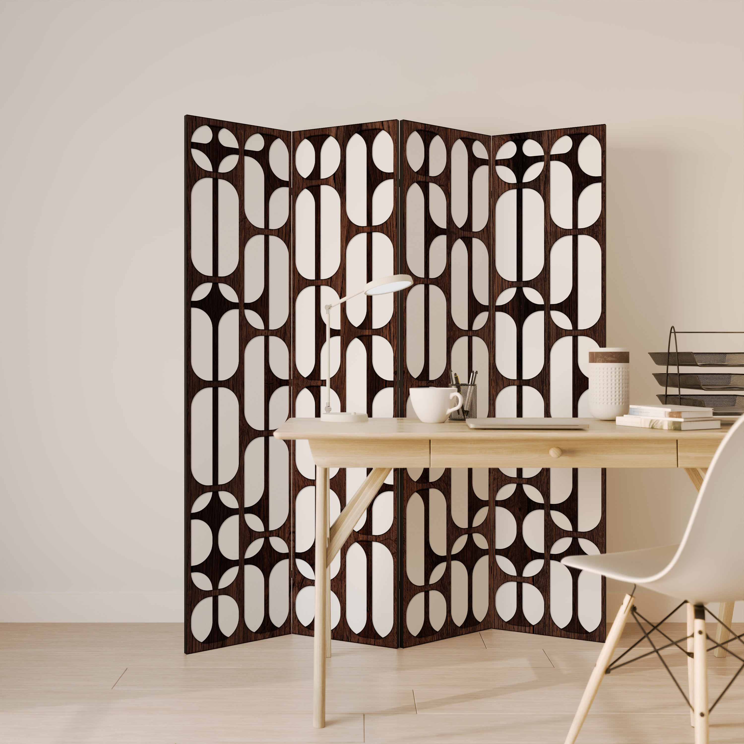 ARTISTIC SPACE HARMONY 4-Panel Room Divider
