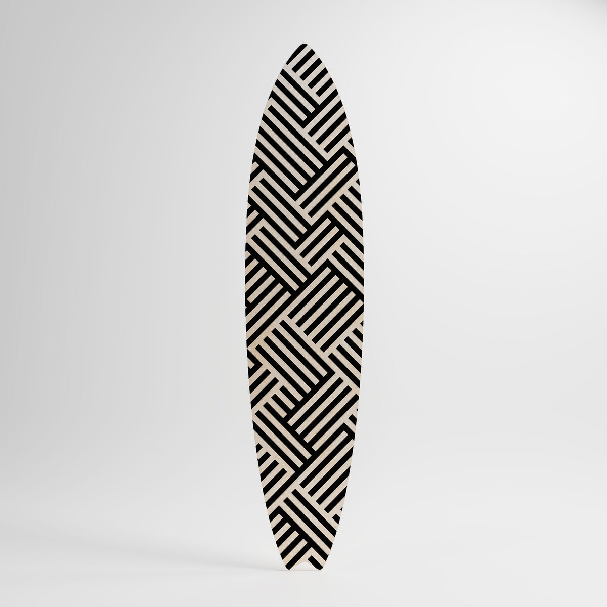 TEMPORARY SEQUENCE Dekorativní panel ve tvaru surfu