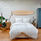 HAZY NOSTALGIA Dekorativní panel ve tvaru surfu