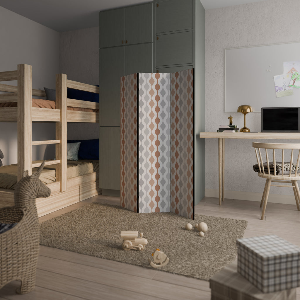 HAZY NOSTALGIA 3-Panel Room Divider