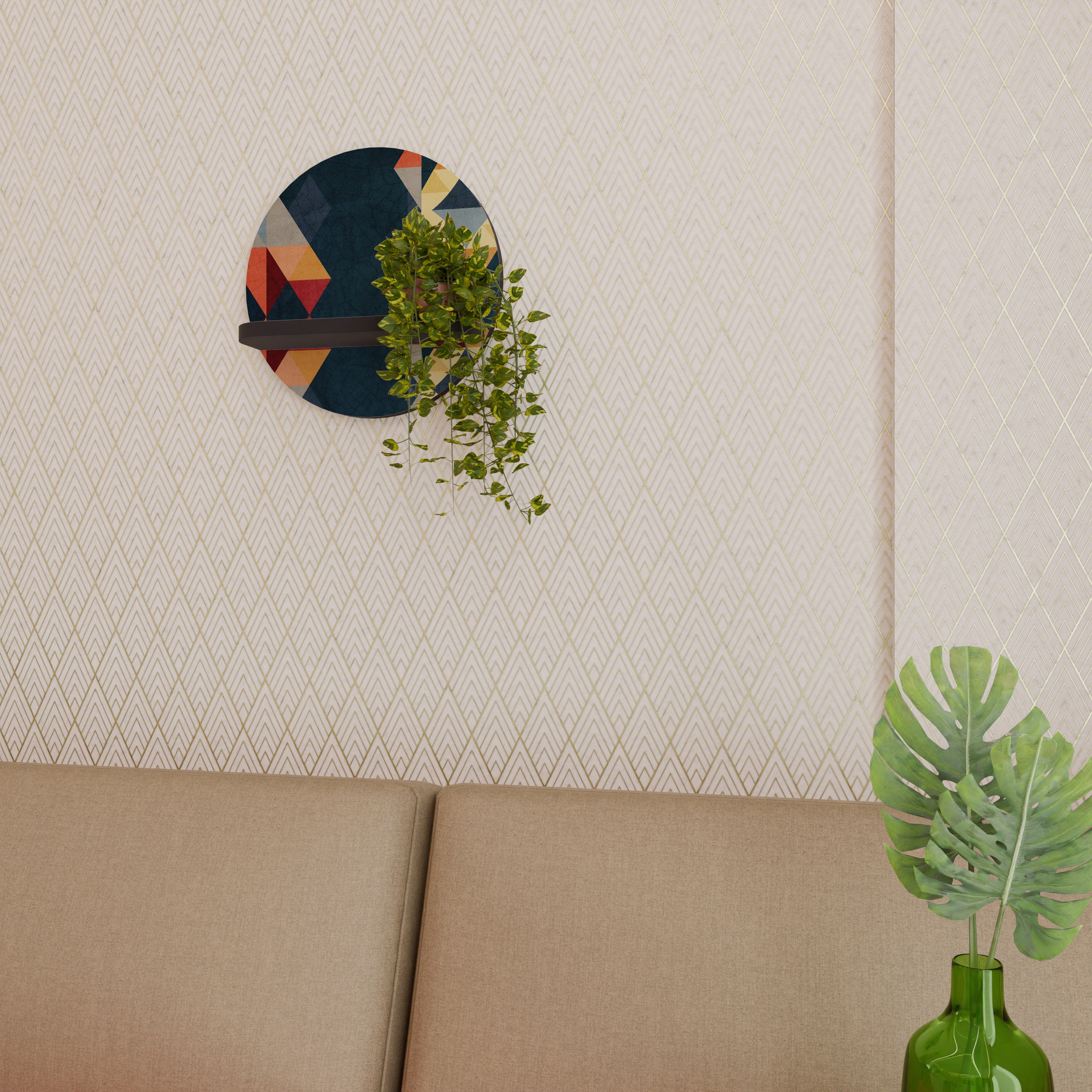 CRACKED ILLUSION Designová police