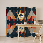 CRACKED ILLUSION 5-Panel Room Divider