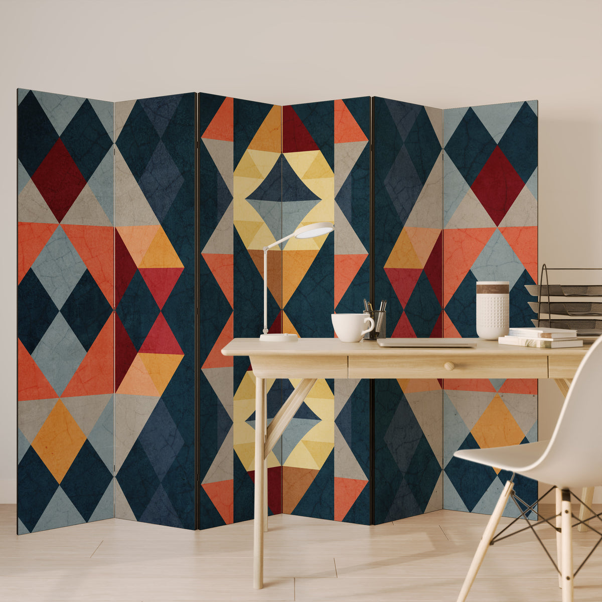 CRACKED ILLUSION 6dílný paraván