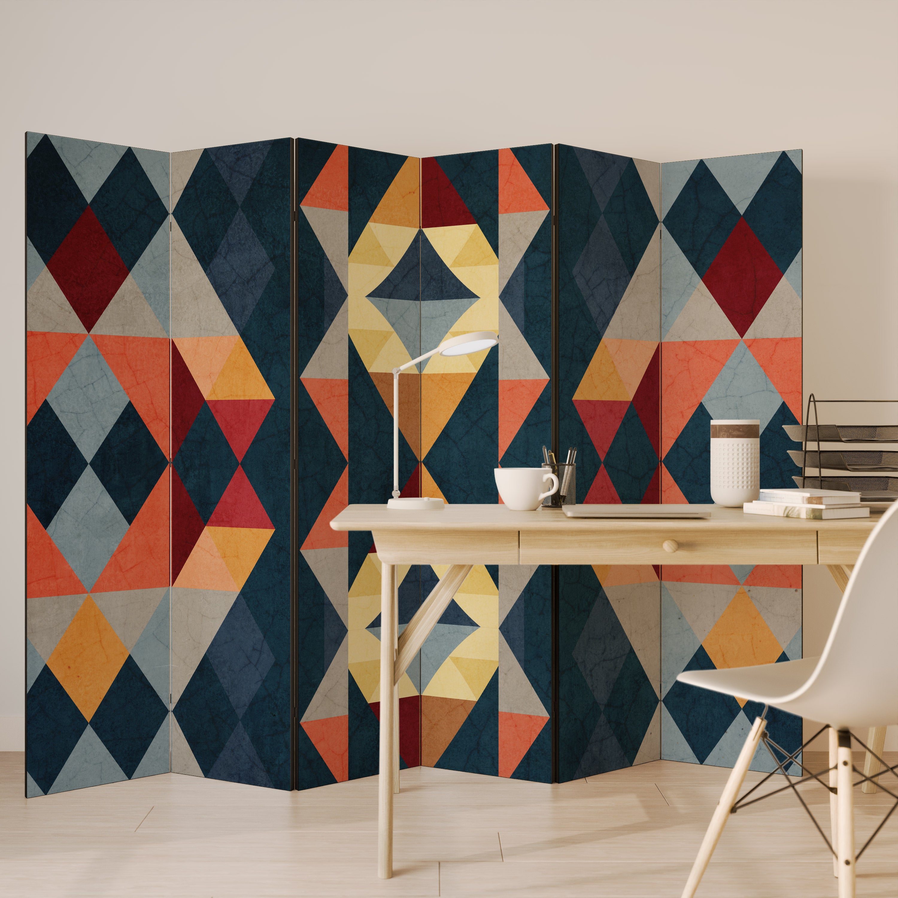 CRACKED ILLUSION 6dílný paraván