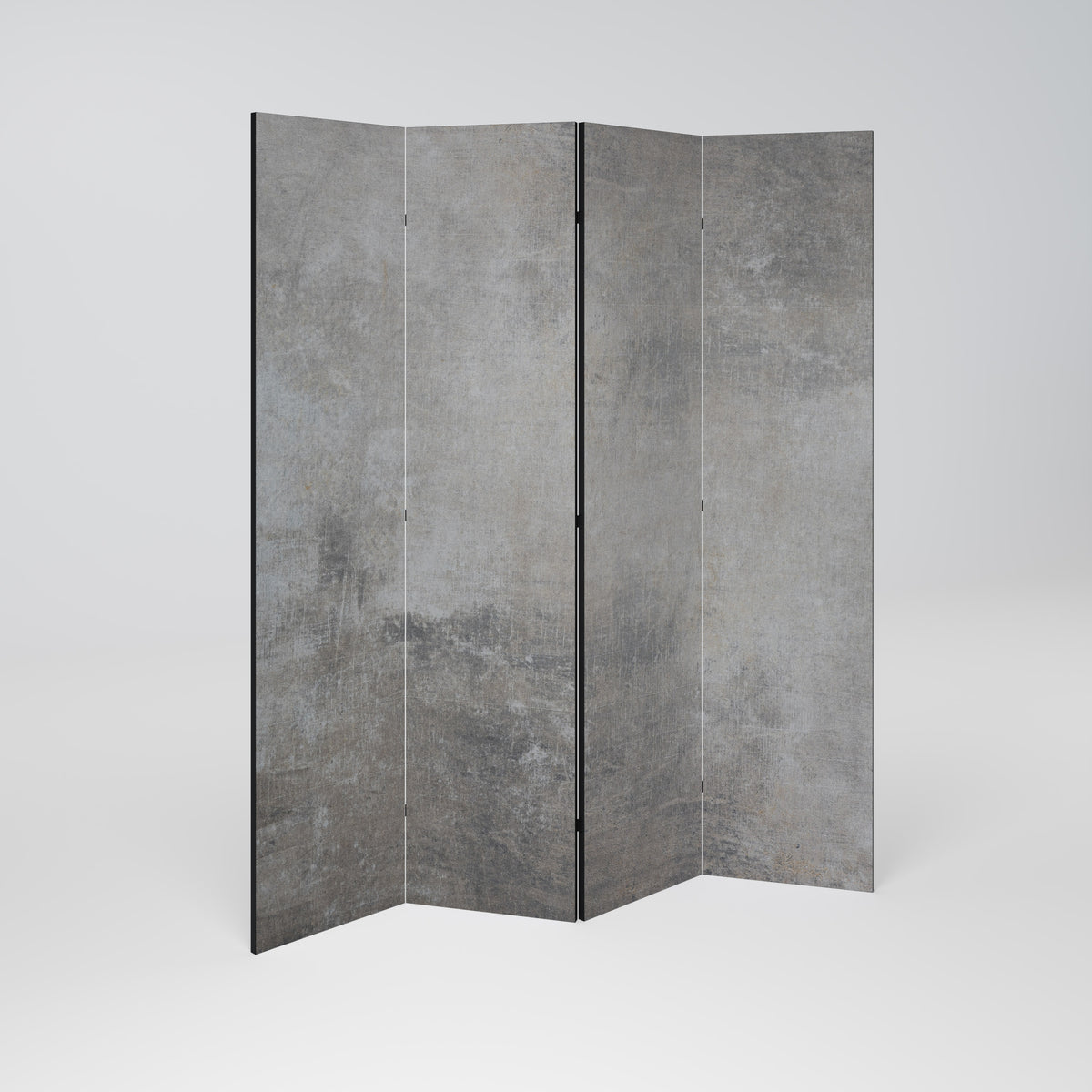 CONCRETE WALL 4dílný paraván