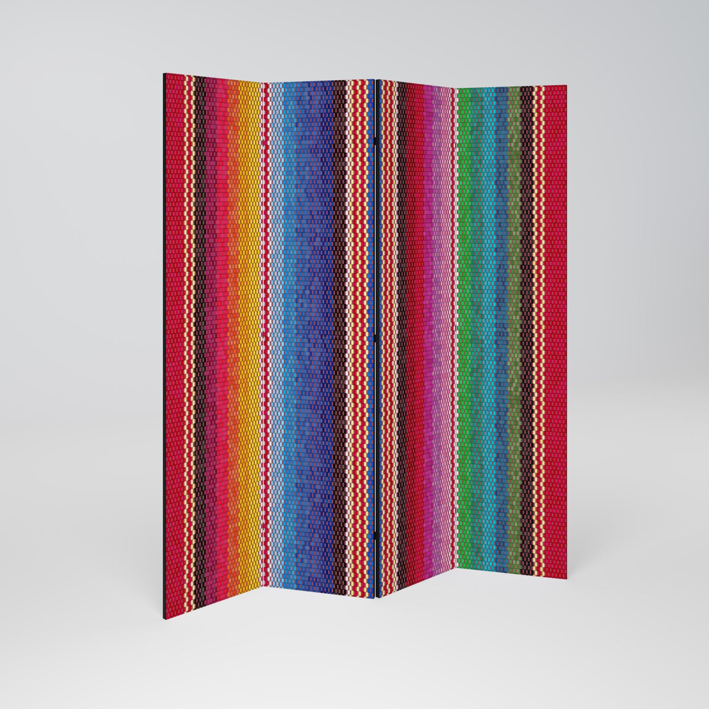 ETHNIC MEXICAN 4dílný paraván
