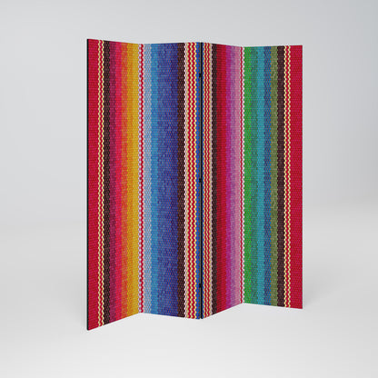 ETHNIC MEXICAN 4dílný paraván