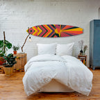 ECHO PATTERNS Dekorativní panel ve tvaru surfu