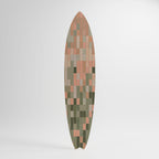 BUILDING THE FUTURE Dekorativní panel ve tvaru surfu