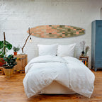 BUILDING THE FUTURE Dekorativní panel ve tvaru surfu