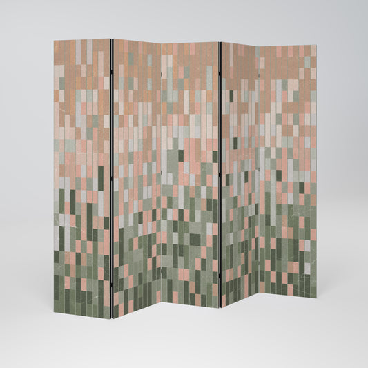BUILDING THE FUTURE 5dílný paraván