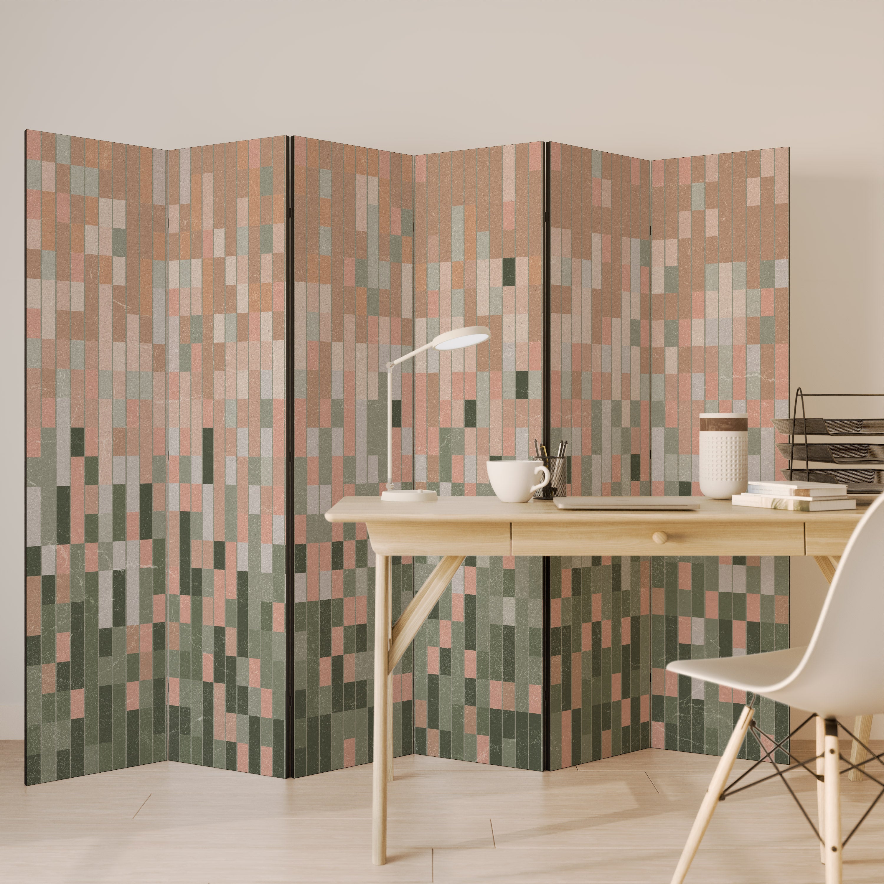 BUILDING THE FUTURE 6dílný paraván