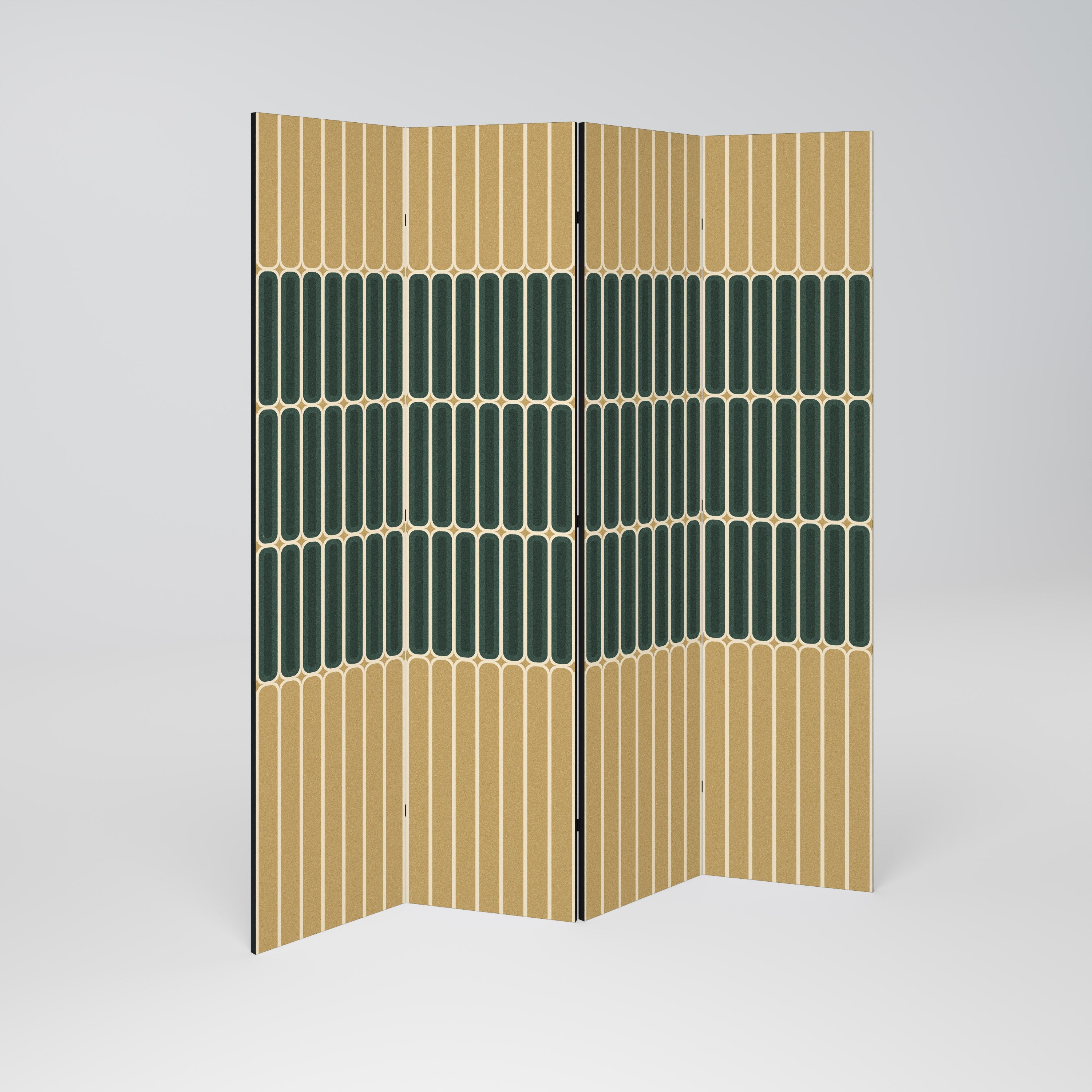 ILUSION GATE 4-Panel Room Divider