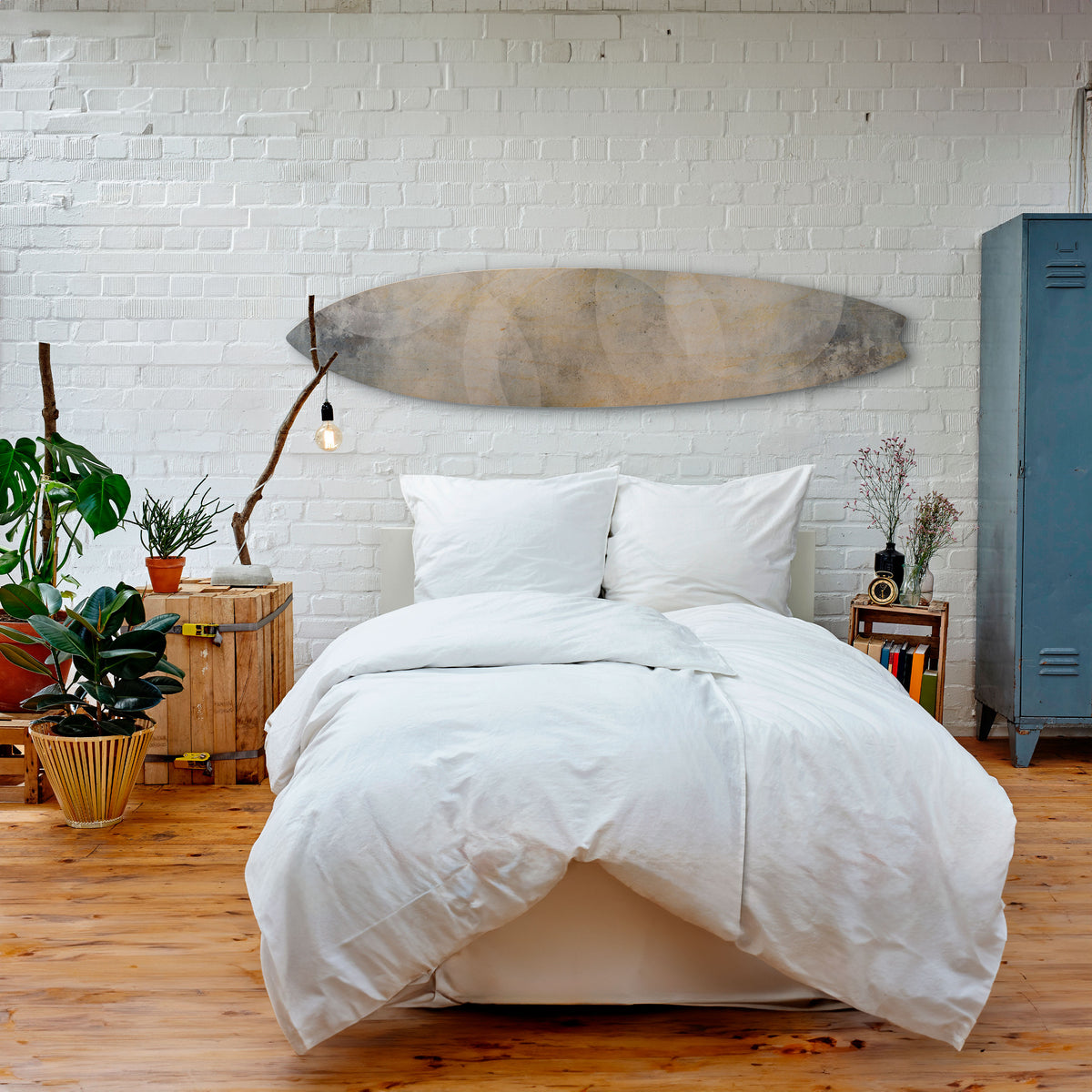 MUTED ARC Dekorativní panel ve tvaru surfu