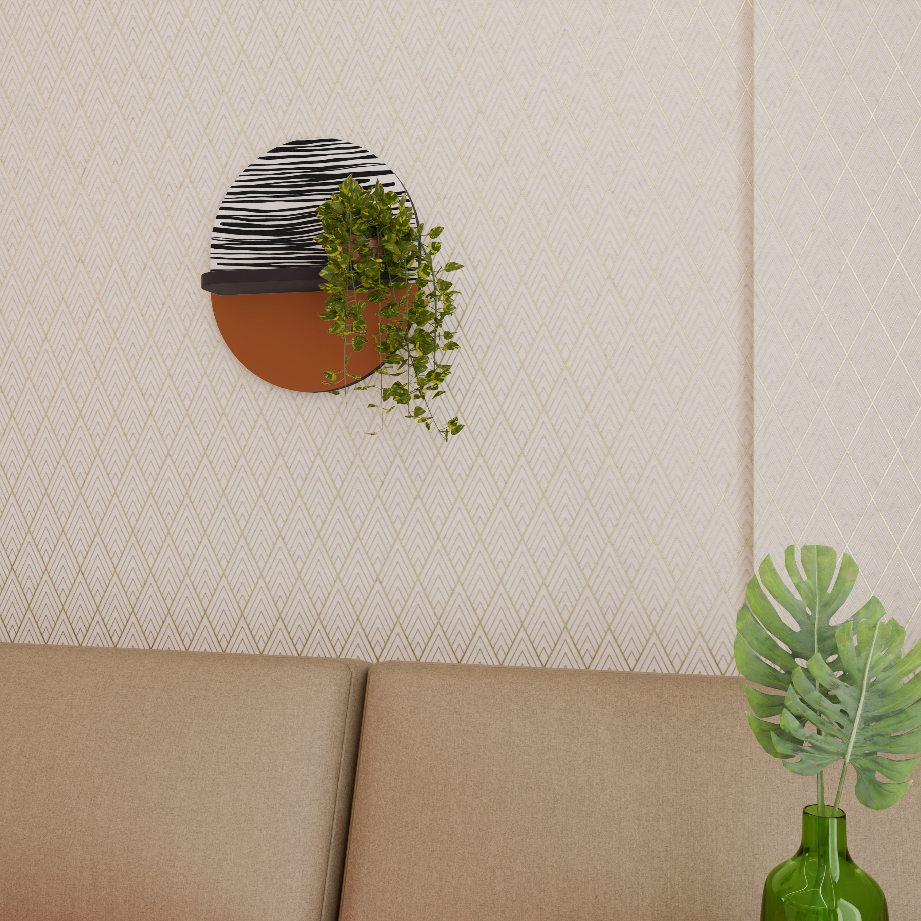 RADIANT ZEBRA Designová police