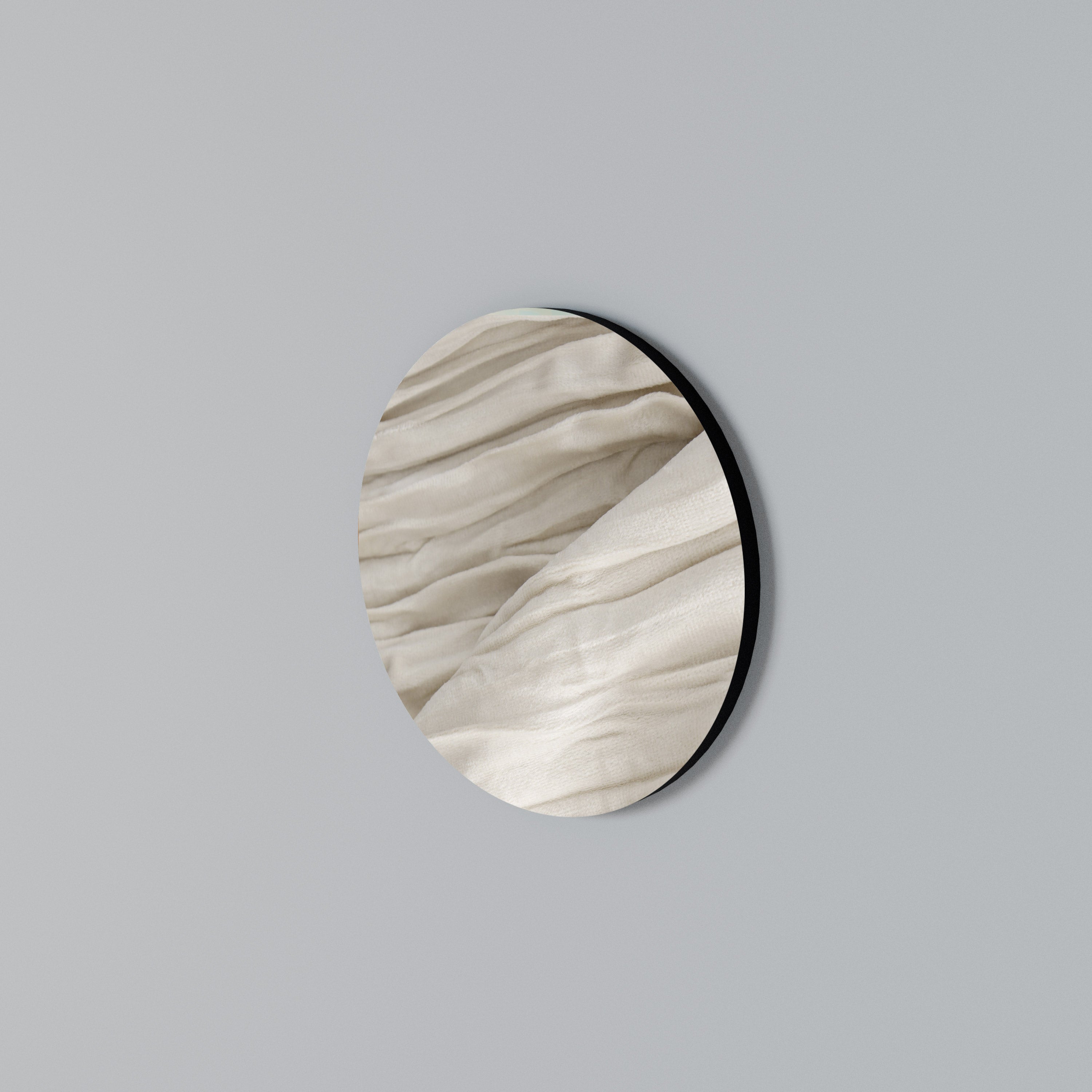 SERENE FOLDS Round Wall Art