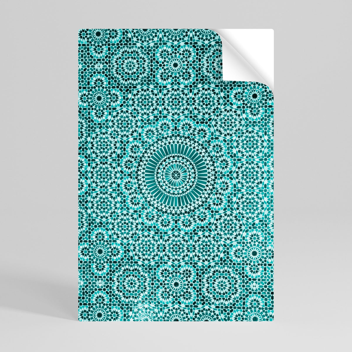 MOROCCAN TURQUOISE Svislý samolepicí plakát
