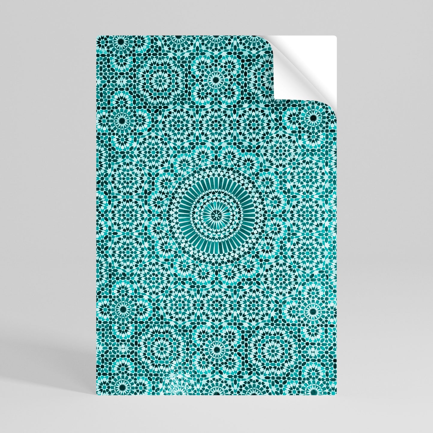 MOROCCAN TURQUOISE Svislý samolepicí plakát
